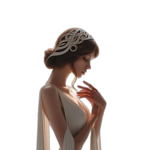 dress, crown, jewelry, hat transparent PNG cut-out