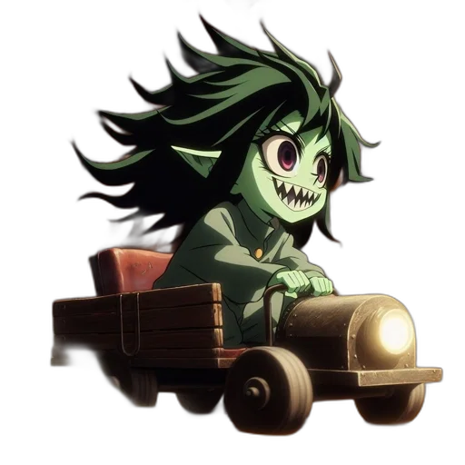 creature, car, mask, weapon transparent PNG cut-out