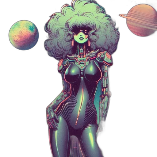 robot, concept art, comic book art, cyberpunk transparent PNG cut-out