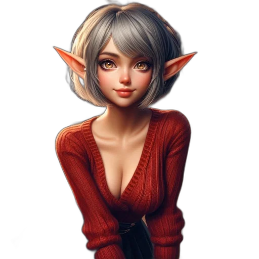 staff, face, dress, jewelry transparent PNG cut-out