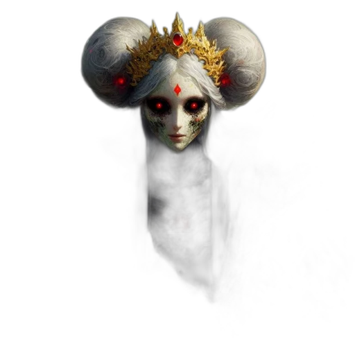 mask, crown, face, staff transparent PNG cut-out