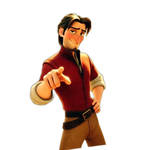 staff, jacket, weapon, 3d render transparent PNG cut-out