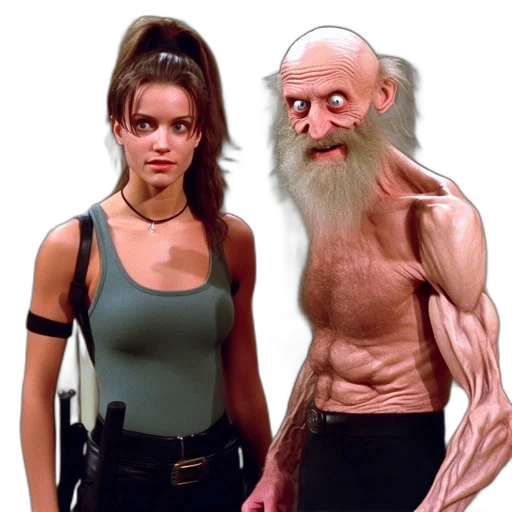 creature, hair, mask, concept art transparent PNG cut-out