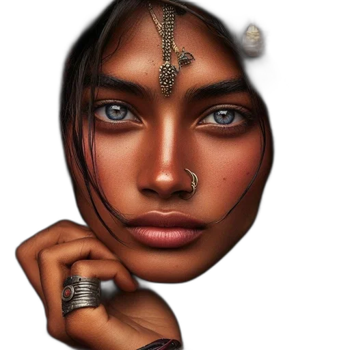 jewelry, face, crown, mask transparent PNG cut-out