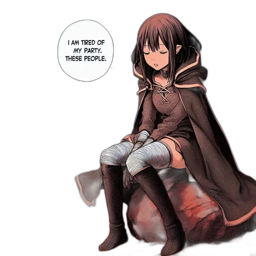 dress, jacket, concept art, anime transparent PNG cut-out
