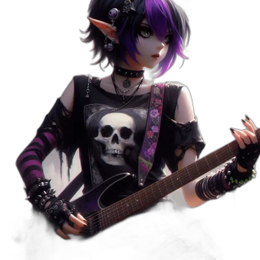 weapon, robot, jacket, staff transparent PNG cut-out