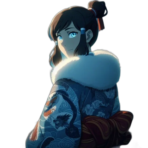 jacket, dress, staff, crown transparent PNG cut-out