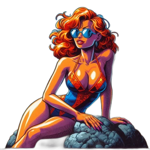 dress, crown, jewelry, comic book art transparent PNG cut-out