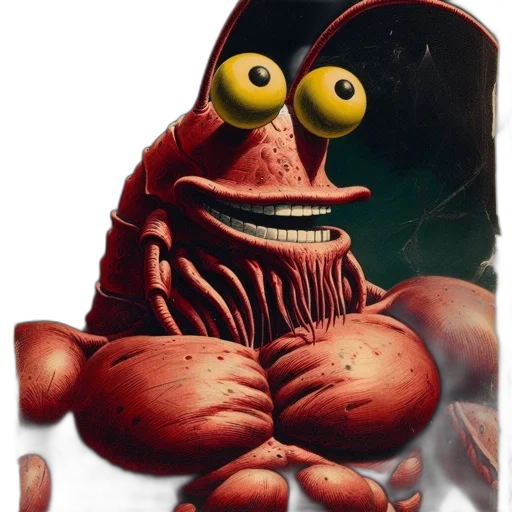 creature, robot, animal, face transparent PNG cut-out