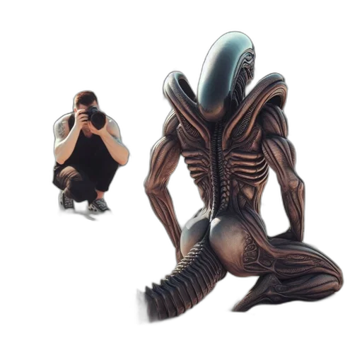 creature, robot, animal, concept art transparent PNG cut-out