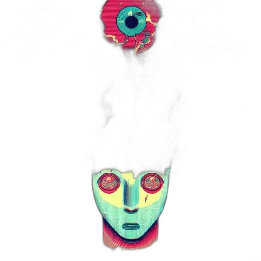 mask, face, bottle, concept art transparent PNG cut-out
