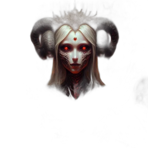 mask, face, staff, creature transparent PNG cut-out
