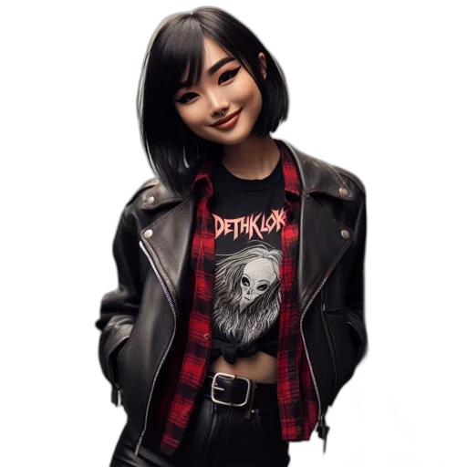 jacket, face, creature, animal transparent PNG cut-out