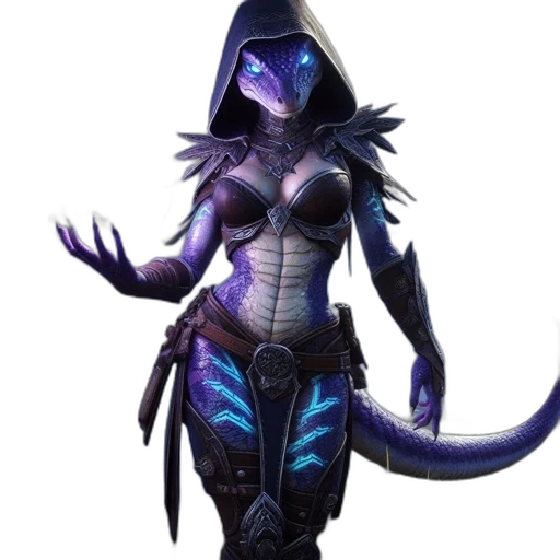 dragon, creature, staff, mask transparent PNG cut-out