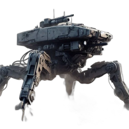 robot, creature, animal, weapon transparent PNG cut-out