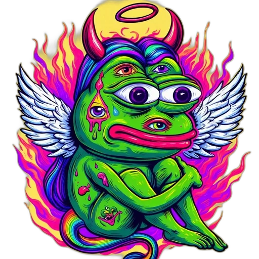 dragon, creature, pixel art, vaporwave transparent PNG cut-out