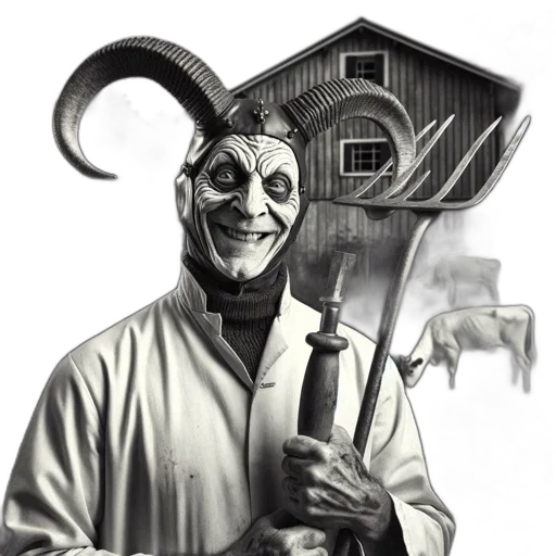 mask, staff, creature, animal transparent PNG cut-out
