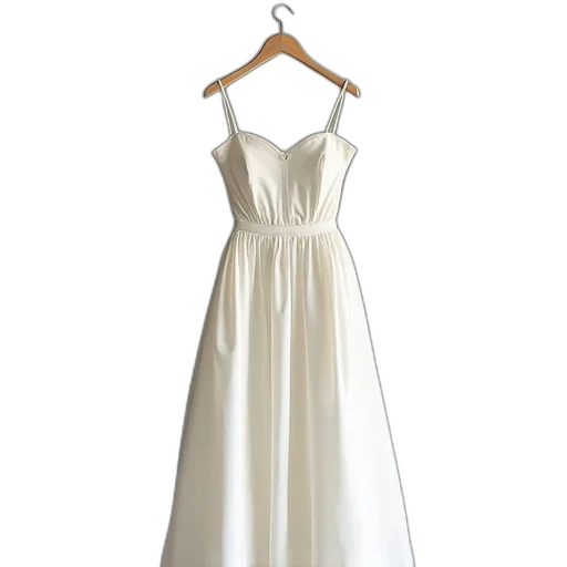 dress, 3d render, white, wedding transparent PNG cut-out