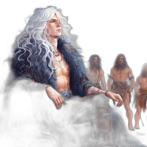 fantasy art, concept art, watercolor, comic book art transparent PNG cut-out