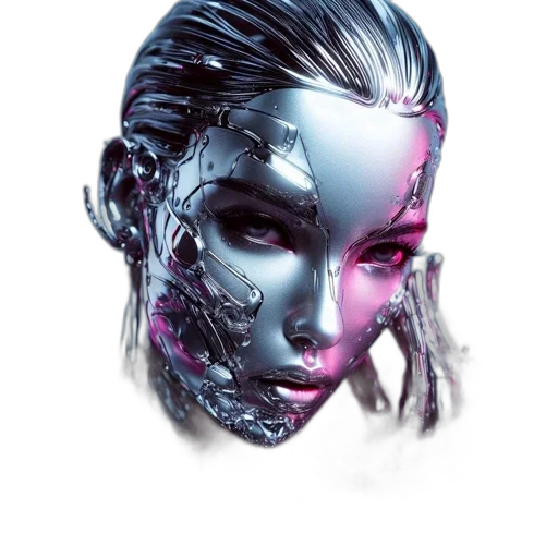 robot, mask, face, jewelry transparent PNG cut-out