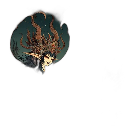 crown, dragon, mask, jewelry transparent PNG cut-out