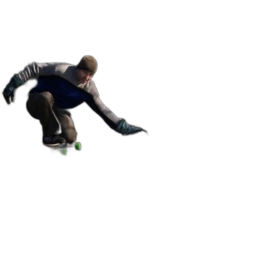 shoes, jacket, creature, weapon transparent PNG cut-out