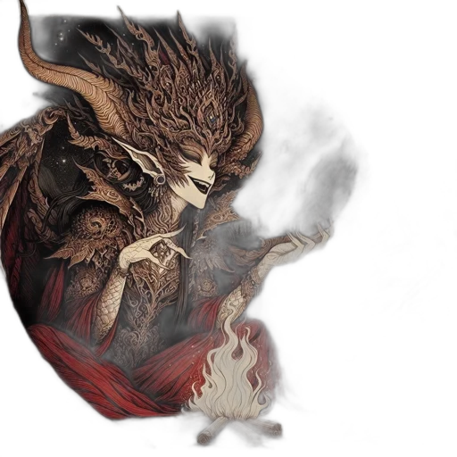 dragon, mask, creature, fantasy art transparent PNG cut-out