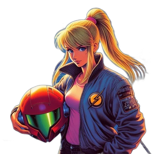jacket, weapon, comic book art, concept art transparent PNG cut-out
