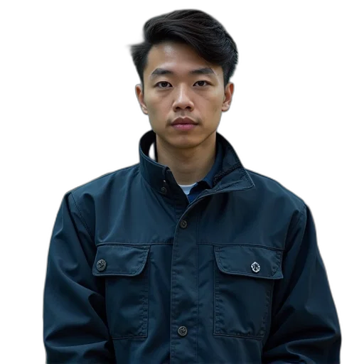 jacket, staff, face, umbrella transparent PNG cut-out