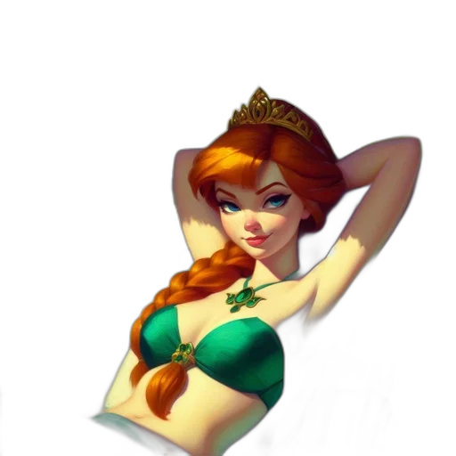 crown, dress, jewelry, staff transparent PNG cut-out