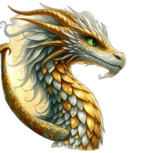 dragon, jewelry, staff, sword transparent PNG cut-out
