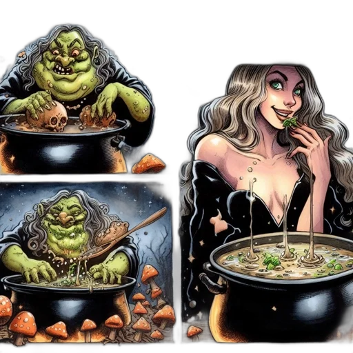 comic book art, concept art, fantasy art, series transparent PNG cut-out
