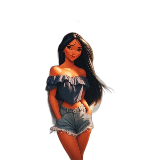 dress, cartoon, 3d render, concept art transparent PNG cut-out