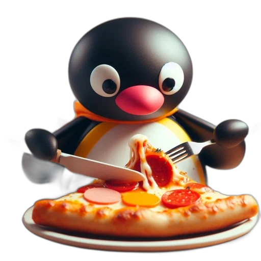 food, 3d render, concept art, pixel art transparent PNG cut-out