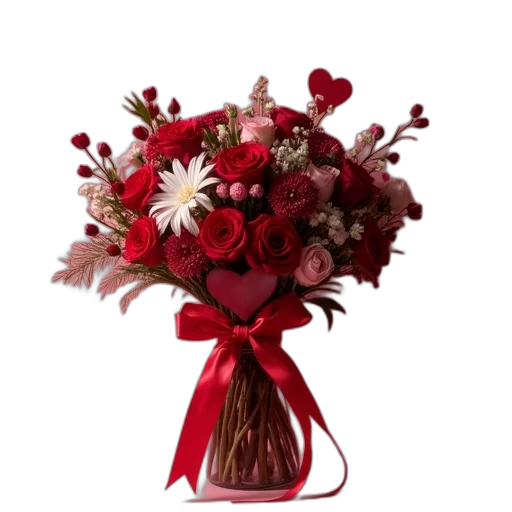 flower, red, ftd, valentine transparent PNG cut-out