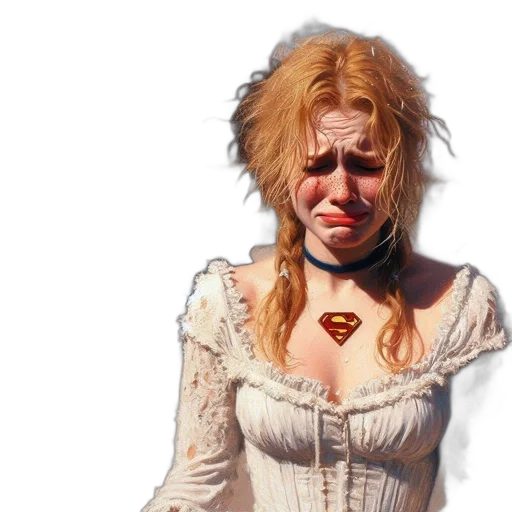 face, oil painting, comic book art, photorealistic transparent PNG cut-out