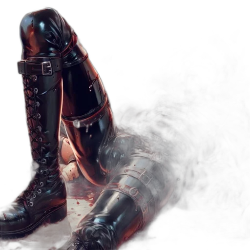 shoes, robot, weapon, jacket transparent PNG cut-out