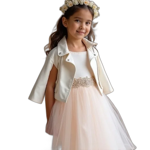 dress, photorealistic, jacket, little transparent PNG cut-out