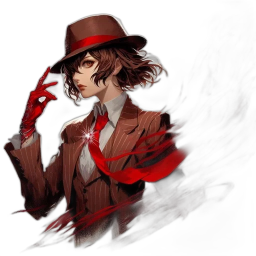 hat, staff, jacket, mask transparent PNG cut-out
