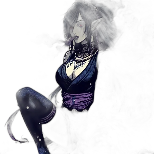 mask, dragon, staff, dress transparent PNG cut-out