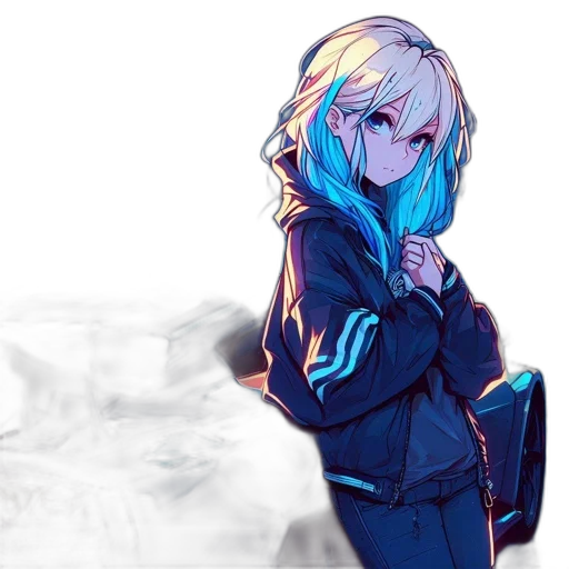 jacket, face, weapon, robot transparent PNG cut-out