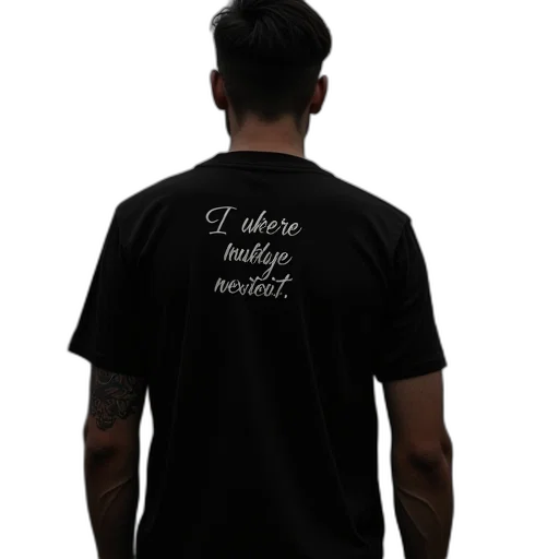 3d render, man, wearing, black transparent PNG cut-out