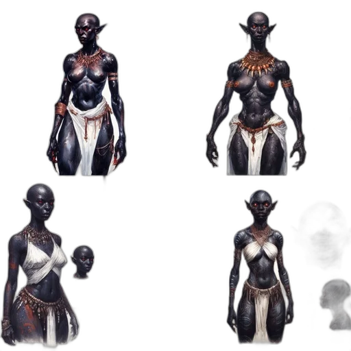 concept art, fantasy art, 3d render, comic book art transparent PNG cut-out