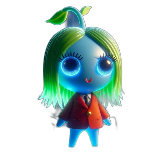 creature, staff, mask, jacket transparent PNG cut-out
