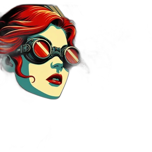mask, face, comic book art, concept art transparent PNG cut-out
