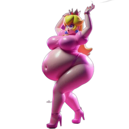 dress, crown, staff, creature transparent PNG cut-out