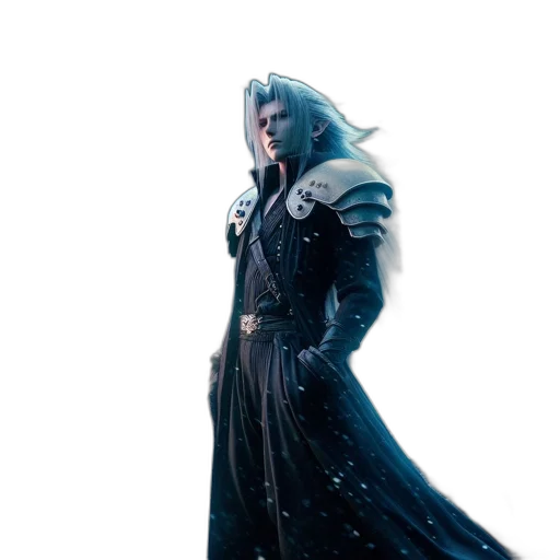 dragon, sword, jacket, staff transparent PNG cut-out