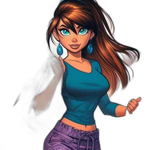 jewelry, cartoon, comic book art, concept art transparent PNG cut-out