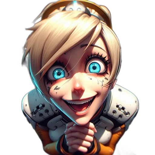 face, staff, weapon, robot transparent PNG cut-out
