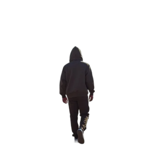 jacket, staff, mask, creature transparent PNG cut-out